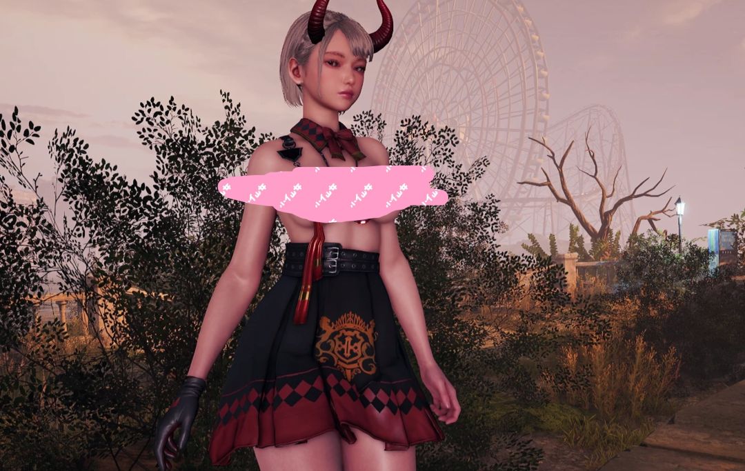 【mod】比例调整+露出黑色礼服