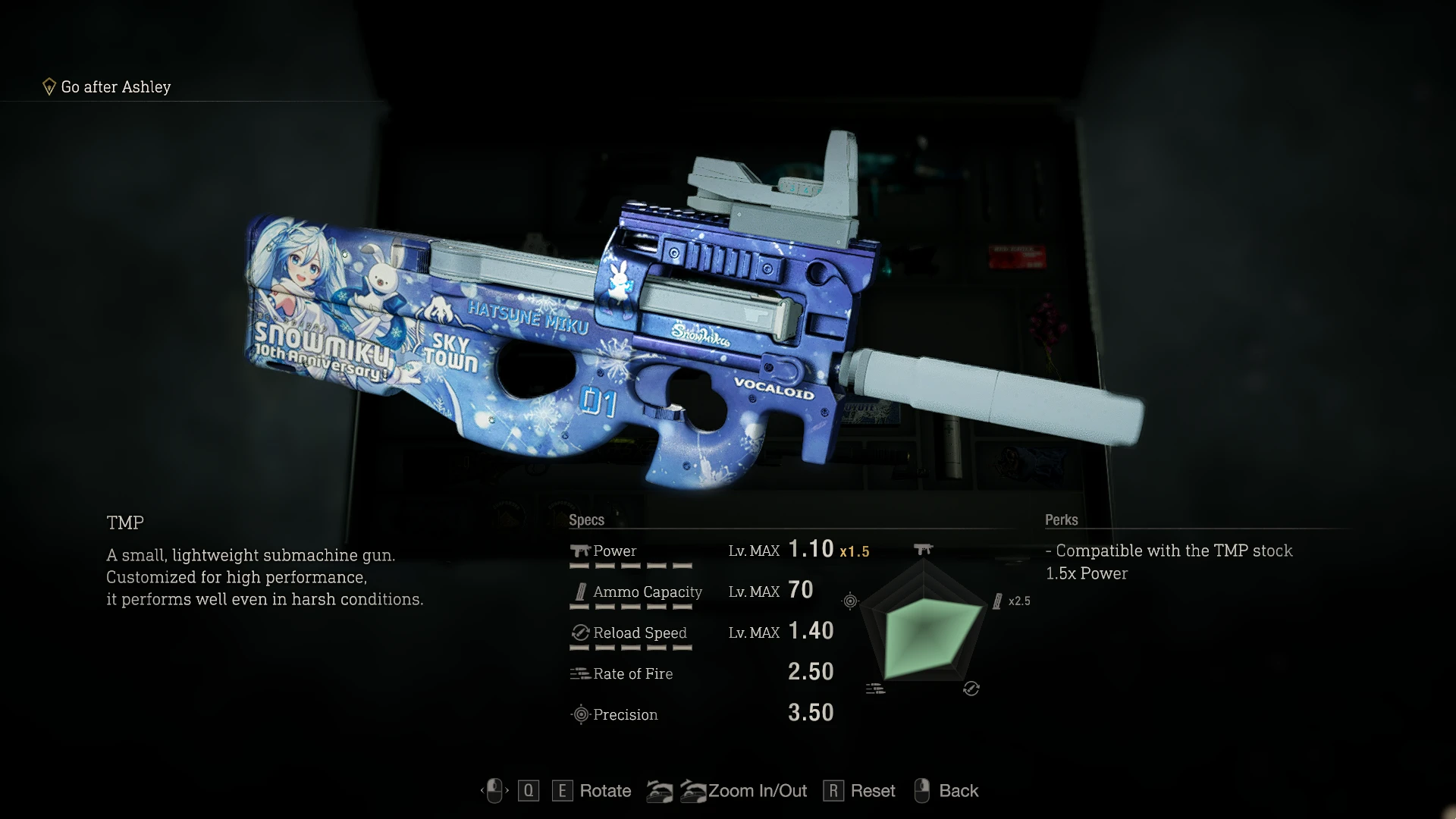 P90 带消音器（雪初音版） - Mod平台资源截图 6