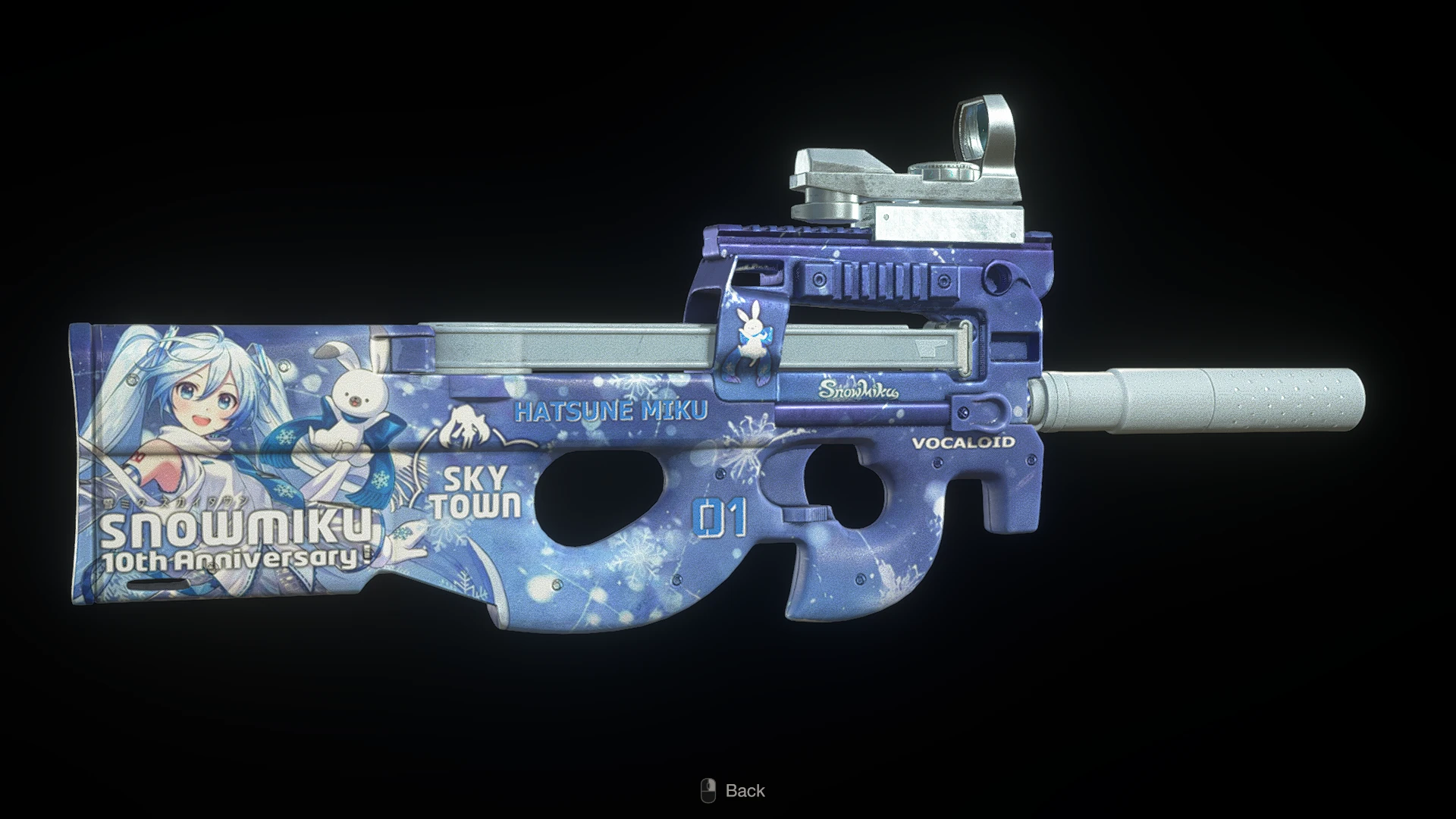 P90 带消音器（雪初音版） - Mod平台资源截图 7